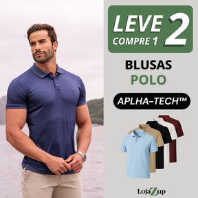 Camisa Polo Club Alfa Tech - Compre 1 leve 2 [PROMOÇÃO]