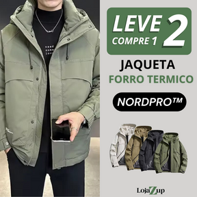 NordPro™ - Jaqueta Masculina com Forro Térmico e Tecido Impermeável [COMPRE 1 LEVE 2]